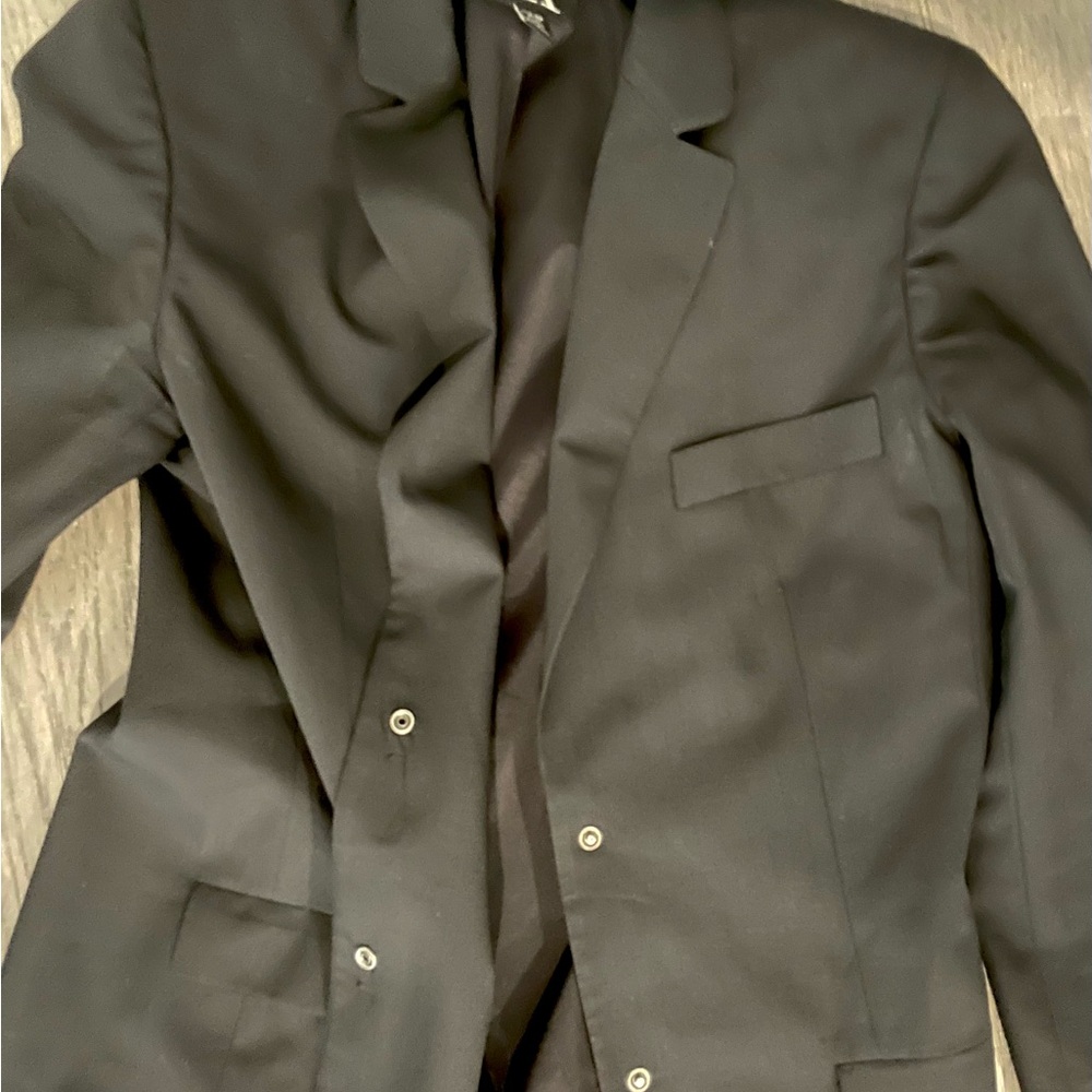 Calvin Klein Classic midi Black Coat sz 6 , excellent condition - Picture 5 of 5